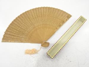 アンティーク　白檀　扇子
